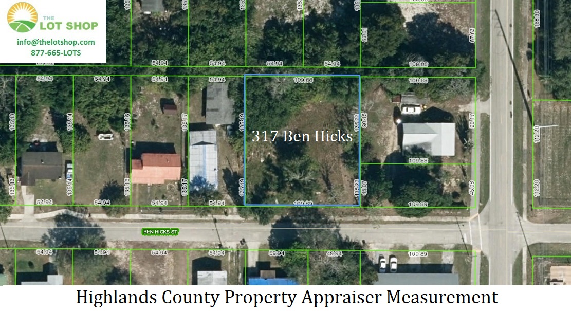 Lot For Sale Avon Parks Highlands FL 0.340 acres, Electric, Paved